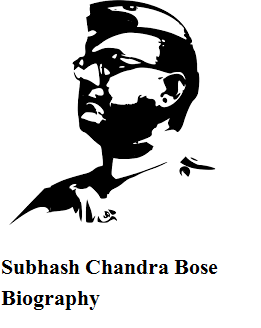 Subhash Chandra Bose Biography in Hindi - Thebiohindi